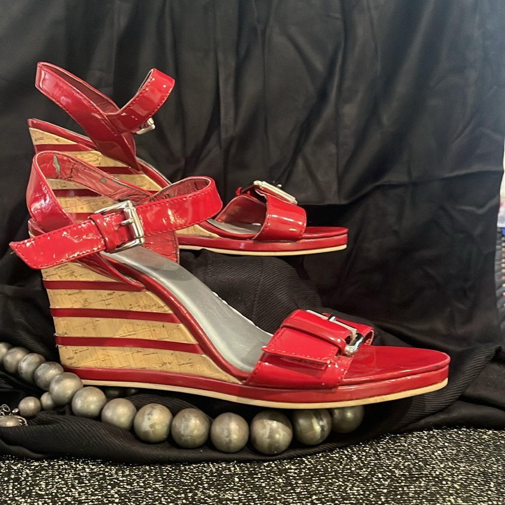 Very Stylish Red Patent Leather